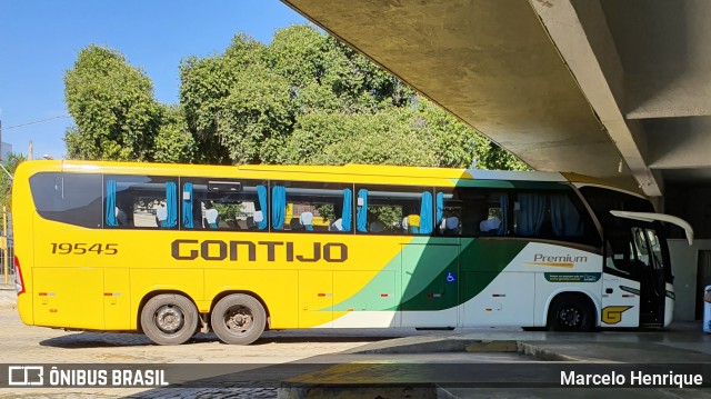 Empresa Gontijo de Transportes 19545 na cidade de Governador Valadares, Minas Gerais, Brasil, por Marcelo Henrique. ID da foto: 7978460.