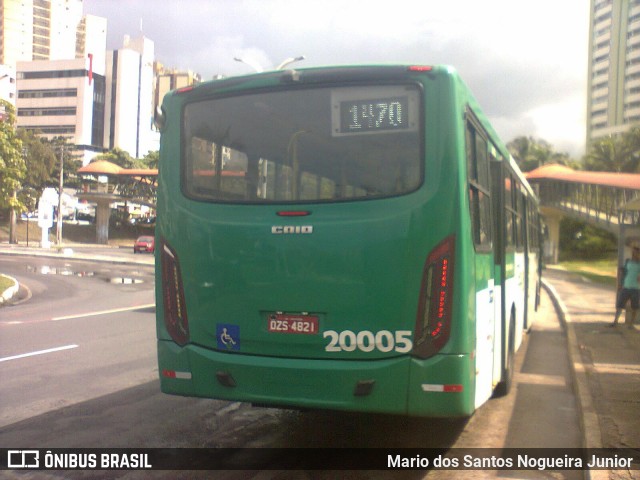 OT Trans - Ótima Salvador Transportes 20005 na cidade de Salvador, Bahia, Brasil, por Mario dos Santos Nogueira Junior. ID da foto: 7977506.