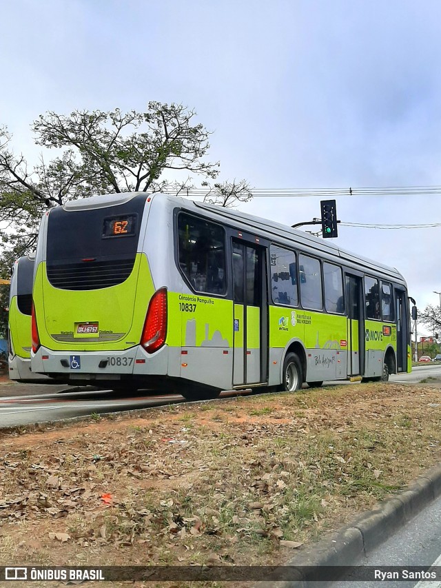 Viação Jardins 10837 na cidade de Belo Horizonte, Minas Gerais, Brasil, por Ryan Santos. Número da foto: #8059185.
