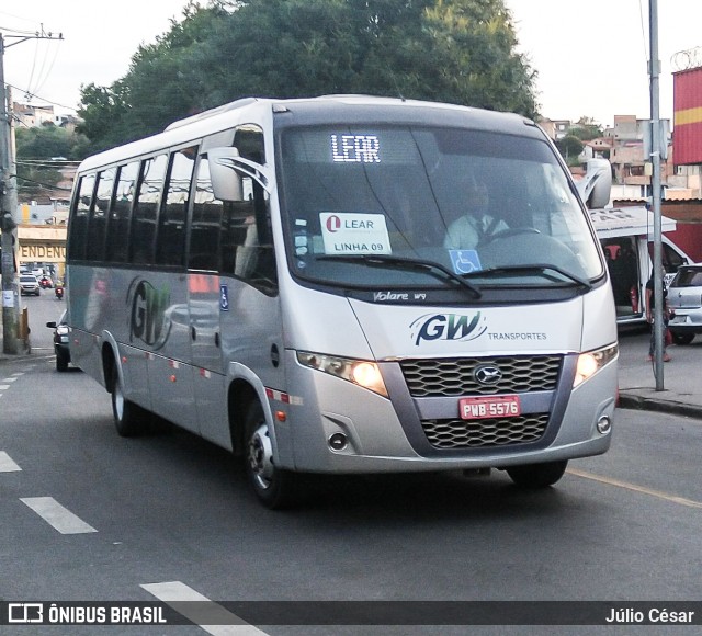 GW Transportes e Turismo 290 na cidade de Belo Horizonte, Minas Gerais, Brasil, por Júlio César. Número da foto: #8059174.