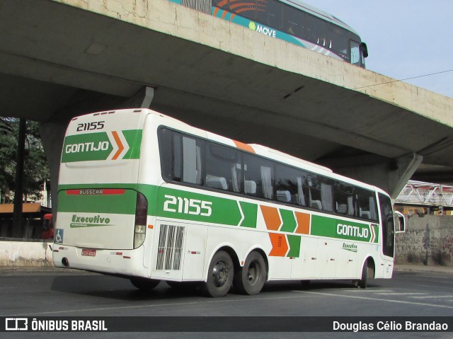 Empresa Gontijo de Transportes 21155 na cidade de Belo Horizonte, Minas Gerais, Brasil, por Douglas Célio Brandao. ID da foto: 8059323.