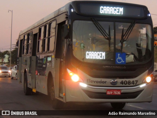 Viação Anchieta 40847 na cidade de Belo Horizonte, Minas Gerais, Brasil, por Adão Raimundo Marcelino. Número da foto: #8060161.