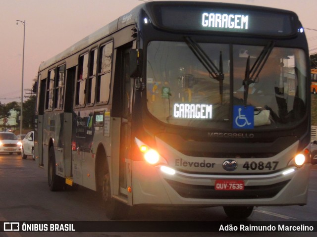 Viação Anchieta 40847 na cidade de Belo Horizonte, Minas Gerais, Brasil, por Adão Raimundo Marcelino. ID da foto: 8060161.