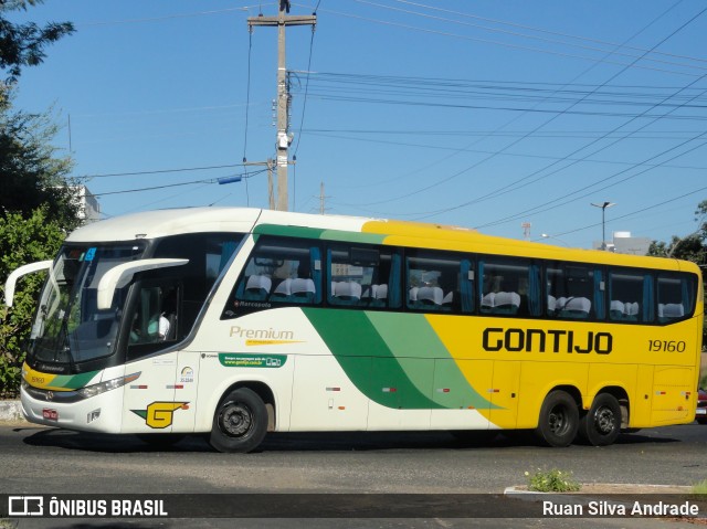 Empresa Gontijo de Transportes 19160 na cidade de Teresina, Piauí, Brasil, por Ruan Silva Andrade. Número da foto: #8058061.