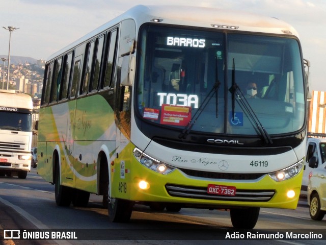 Rio Negro Fretamento e Turismo 46119 na cidade de Belo Horizonte, Minas Gerais, Brasil, por Adão Raimundo Marcelino. Número da foto: #8060259.