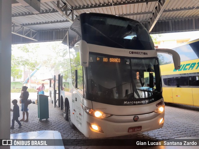 Eucatur - Empresa União Cascavel de Transportes e Turismo 5322 na cidade de Ji-Paraná, Rondônia, Brasil, por Gian Lucas  Santana Zardo. ID da foto: 8057627.