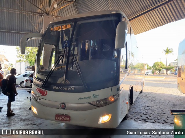 Eucatur - Empresa União Cascavel de Transportes e Turismo 4921 na cidade de Ouro Preto do Oeste, Rondônia, Brasil, por Gian Lucas  Santana Zardo. ID da foto: 8057737.