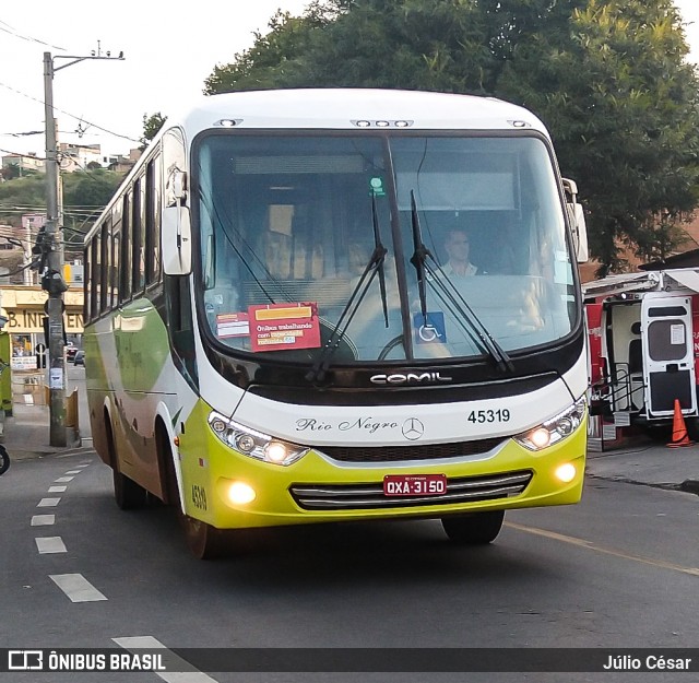 Rio Negro Fretamento e Turismo 45319 na cidade de Belo Horizonte, Minas Gerais, Brasil, por Júlio César. Número da foto: #8059162.