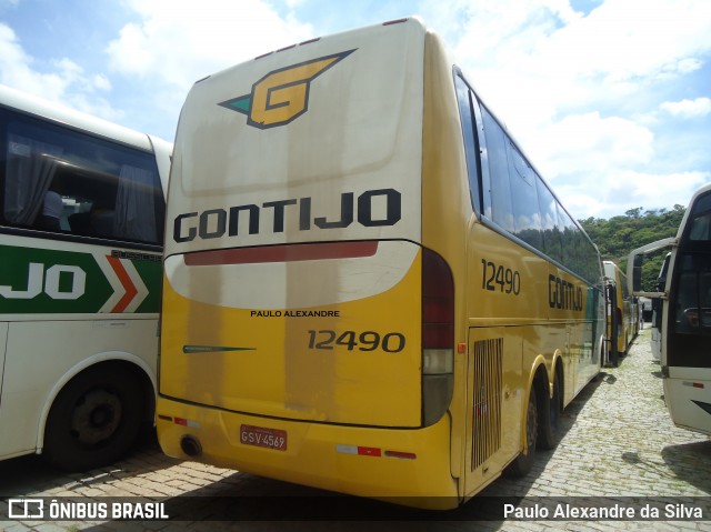 Empresa Gontijo de Transportes 12490 na cidade de Belo Horizonte, Minas Gerais, Brasil, por Paulo Alexandre da Silva. ID da foto: 8058540.