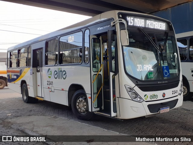Viação Elite 2341 na cidade de Volta Redonda, Rio de Janeiro, Brasil, por Matheus Martins da Silva. Número da foto: #8060559.