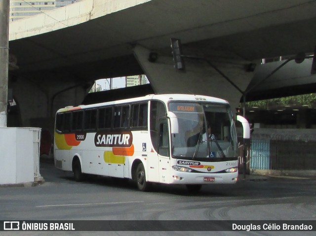 Saritur - Santa Rita Transporte Urbano e Rodoviário 21300 na cidade de Belo Horizonte, Minas Gerais, Brasil, por Douglas Célio Brandao. ID da foto: 8061762.