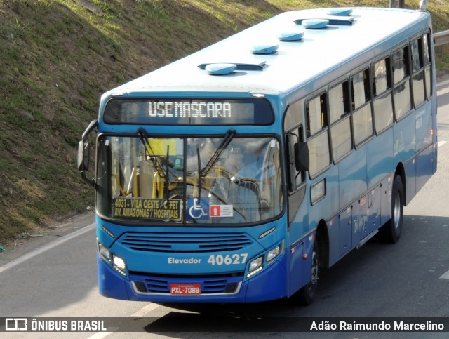 Salvadora Transportes > Transluciana 40627 na cidade de Belo Horizonte, Minas Gerais, Brasil, por Adão Raimundo Marcelino. ID da foto: 8062513.