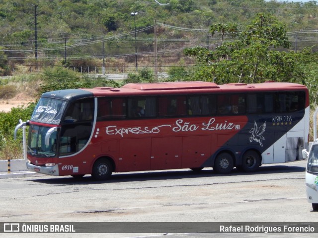 Expresso São Luiz 6910 na cidade de Aracaju, Sergipe, Brasil, por Rafael Rodrigues Forencio. Número da foto: #8060533.