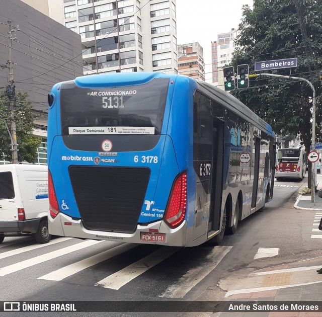 Viação Paratodos > São Jorge > Metropolitana São Paulo > Mobibrasil 6 3178 na cidade de São Paulo, São Paulo, Brasil, por Andre Santos de Moraes. Número da foto: #8061944.