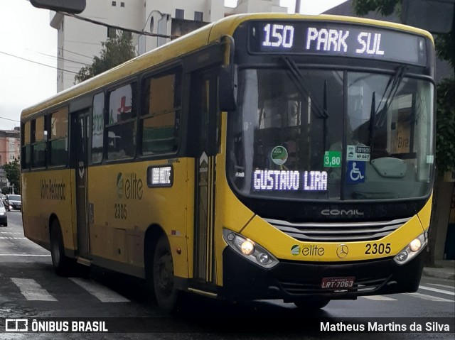 Viação Elite 2305 na cidade de Volta Redonda, Rio de Janeiro, Brasil, por Matheus Martins da Silva. Número da foto: #8060555.
