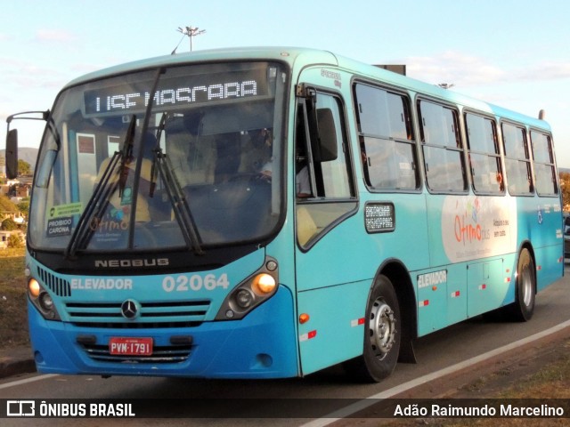 Vianel > Auto Viação Pioneira 02064 na cidade de Belo Horizonte, Minas Gerais, Brasil, por Adão Raimundo Marcelino. ID da foto: 8062558.