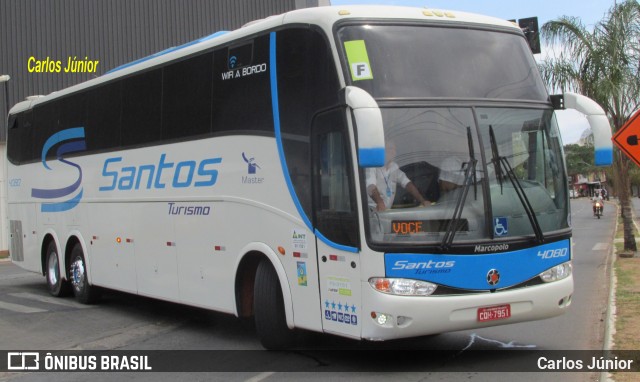 Santos Viagens e Turismo 4080 na cidade de Goiânia, Goiás, Brasil, por Carlos Júnior. Número da foto: #8062385.