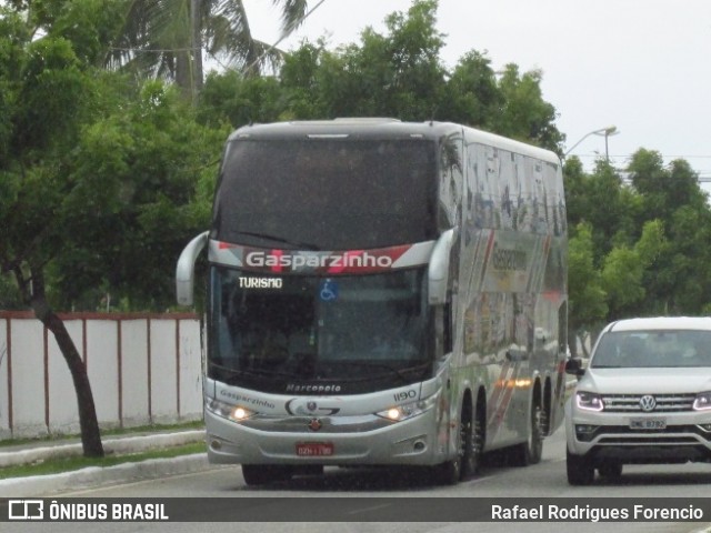 Gasparzinho Turismo 1190 na cidade de Aracaju, Sergipe, Brasil, por Rafael Rodrigues Forencio. Número da foto: #8060593.
