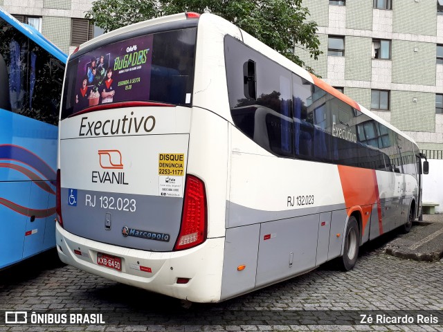 Evanil Transportes e Turismo RJ 132.023 na cidade de Petrópolis, Rio de Janeiro, Brasil, por Zé Ricardo Reis. ID da foto: 7980841.