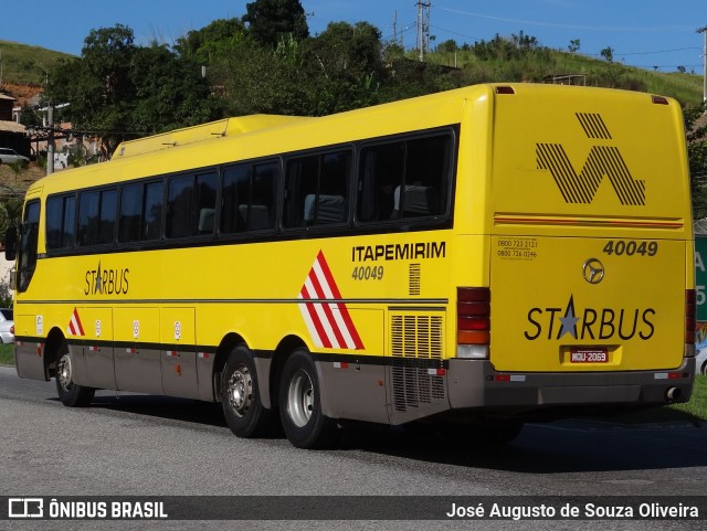 Viação Itapemirim 40049 na cidade de Barra do Piraí, Rio de Janeiro, Brasil, por José Augusto de Souza Oliveira. ID da foto: 7981392.