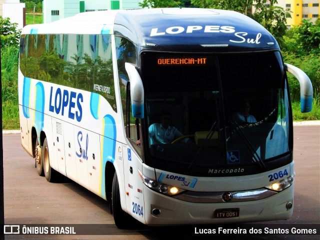 LopeSul Transportes - Lopes e Oliveira Transportes e Turismo - Lopes Sul 2064 na cidade de Barra do Garças, Mato Grosso, Brasil, por Lucas Ferreira dos Santos Gomes. ID da foto: 7981797.