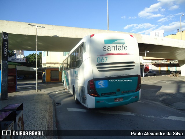 Santa Fé Transportes 067 na cidade de Belo Horizonte, Minas Gerais, Brasil, por Paulo Alexandre da Silva. ID da foto: 7981672.