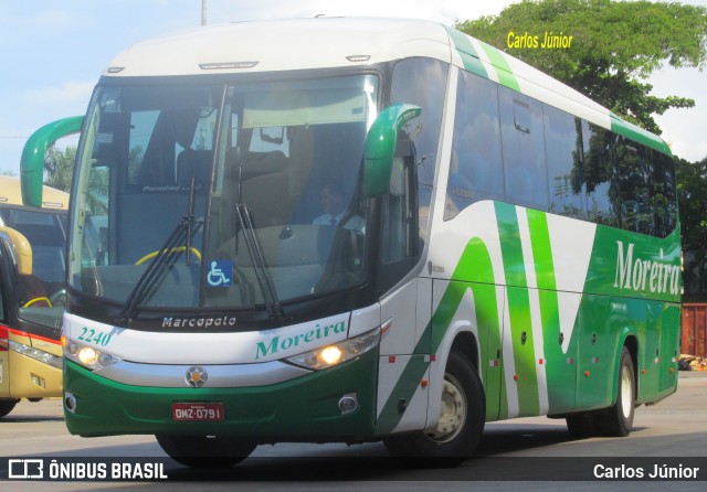 Empresa de Transportes e Turismo Moreira 2240 na cidade de Goiânia, Goiás, Brasil, por Carlos Júnior. ID da foto: 7984360.