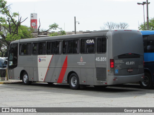 Empresa de Ônibus Pássaro Marron 45.851 na cidade de São Paulo, São Paulo, Brasil, por George Miranda. ID da foto: 7984765.