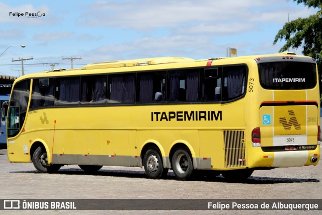 Viação Itapemirim 5073 na cidade de Vitória da Conquista, Bahia, Brasil, por Felipe Pessoa de Albuquerque. ID da foto: 7985413.