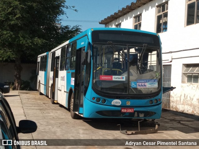 Metropolitana Transportes e Serviços 11026 na cidade de Vila Velha, Espírito Santo, Brasil, por Adryan Cesar Pimentel Santana. ID da foto: 7983216.