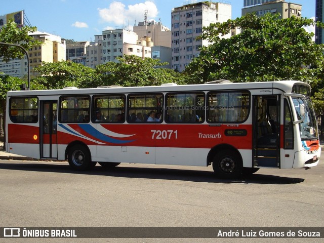 Transurb 72071 na cidade de Rio de Janeiro, Rio de Janeiro, Brasil, por André Luiz Gomes de Souza. Número da foto: #7984827.