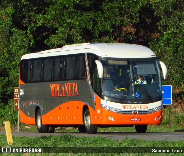 Planeta Transportes Rodoviários 2135 na cidade de Viana, Espírito Santo, Brasil, por Saimom  Lima. ID da foto: 7985545.