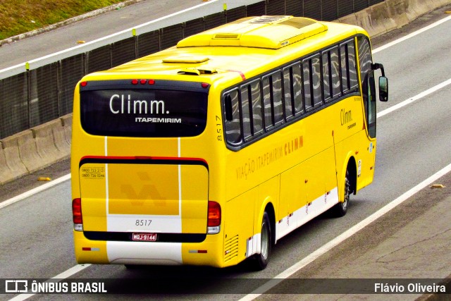 Viação Itapemirim 8517 na cidade de Resende, Rio de Janeiro, Brasil, por Flávio Oliveira. Número da foto: #7984542.