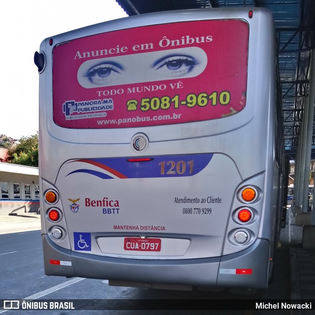 BBTT - Benfica Barueri Transporte e Turismo 1201 na cidade de Itapevi, São Paulo, Brasil, por Michel Nowacki. Número da foto: #7985721.