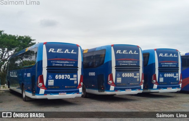 Viação Real Ita 69870 na cidade de Guarapari, Espírito Santo, Brasil, por Saimom  Lima. ID da foto: 7983628.