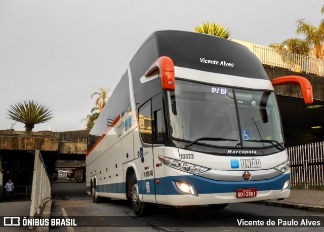 Expresso União 10323 na cidade de Belo Horizonte, Minas Gerais, Brasil, por Vicente de Paulo Alves. Número da foto: #7986375.