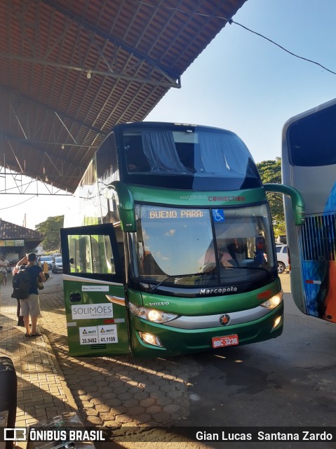 Eucatur - Empresa União Cascavel de Transportes e Turismo 5307 na cidade de Ouro Preto do Oeste, Rondônia, Brasil, por Gian Lucas  Santana Zardo. ID da foto: 7988449.