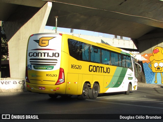 Empresa Gontijo de Transportes 16520 na cidade de Belo Horizonte, Minas Gerais, Brasil, por Douglas Célio Brandao. ID da foto: 7986620.