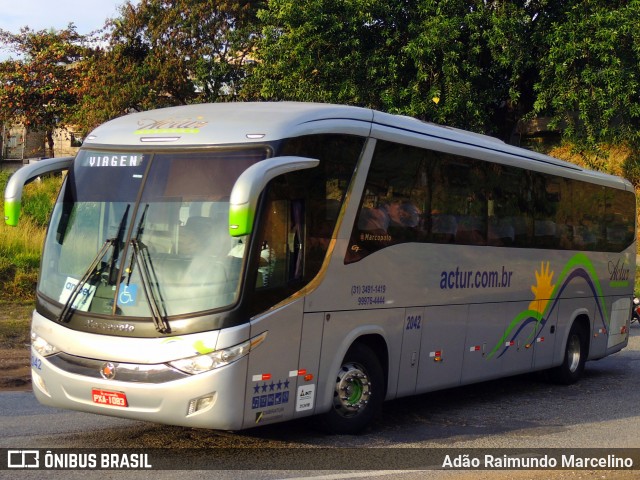 Actur Viagens 2042 na cidade de Belo Horizonte, Minas Gerais, Brasil, por Adão Raimundo Marcelino. ID da foto: 7988887.