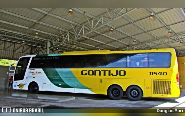Empresa Gontijo de Transportes 11540 na cidade de João Monlevade, Minas Gerais, Brasil, por Douglas Yuri. Número da foto: #7988101.