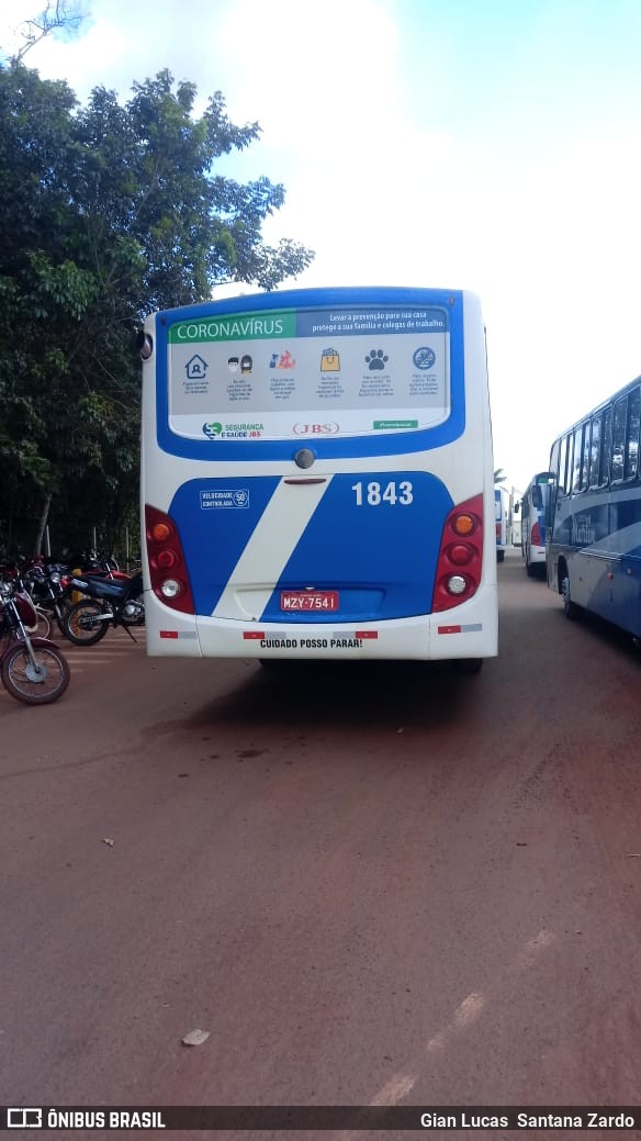 Transpaim Transportes 1843 na cidade de Pimenta Bueno, Rondônia, Brasil, por Gian Lucas  Santana Zardo. Número da foto: #7988019.