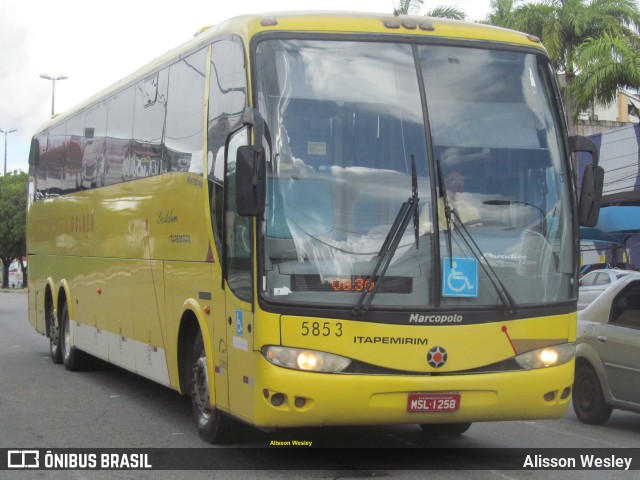 Viação Itapemirim 5853 na cidade de Fortaleza, Ceará, Brasil, por Alisson Wesley. Número da foto: #7987279.