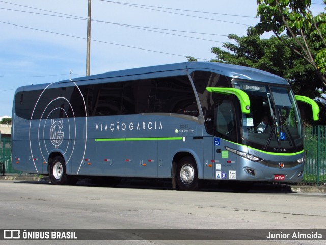 Viação Garcia 8045 na cidade de São Paulo, São Paulo, Brasil, por Junior Almeida. ID da foto: 7987214.