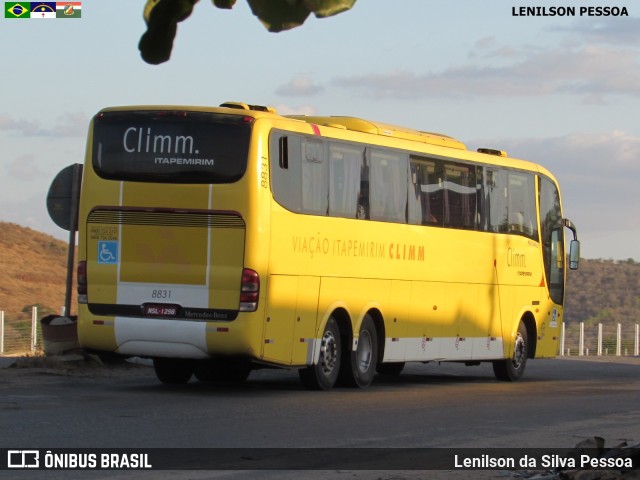 Viação Itapemirim 8831 na cidade de Taquaritinga do Norte, Pernambuco, Brasil, por Lenilson da Silva Pessoa. ID da foto: 7989937.