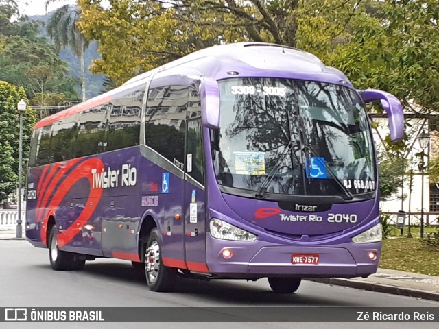 Twister Rio Transporte e Turismo RJ 668.007 na cidade de Petrópolis, Rio de Janeiro, Brasil, por Zé Ricardo Reis. ID da foto: 7989422.