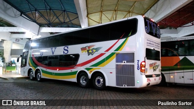 JVS Transporte e Turismo 710 na cidade de Joinville, Santa Catarina, Brasil, por Paulinho Sartor. Número da foto: #7990048.