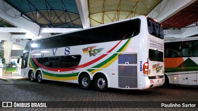 JVS Transporte e Turismo 710 na cidade de Joinville, Santa Catarina, Brasil, por Paulinho Sartor. ID da foto: 7990048.