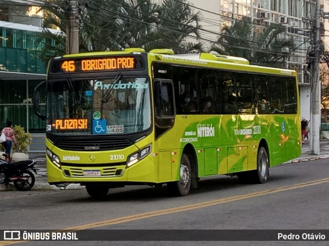 Viação Pendotiba 2.1.110 na cidade de Niterói, Rio de Janeiro, Brasil, por Pedro Otávio. Número da foto: #7990537.