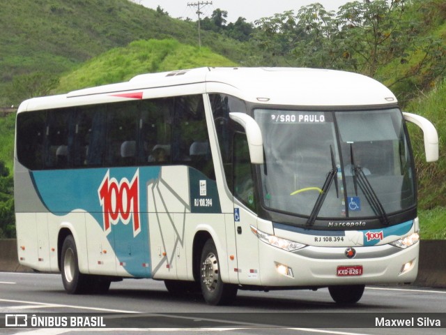 Auto Viação 1001 RJ 108.394 na cidade de Barra Mansa, Rio de Janeiro, Brasil, por Maxwel Silva. ID da foto: 7993280.