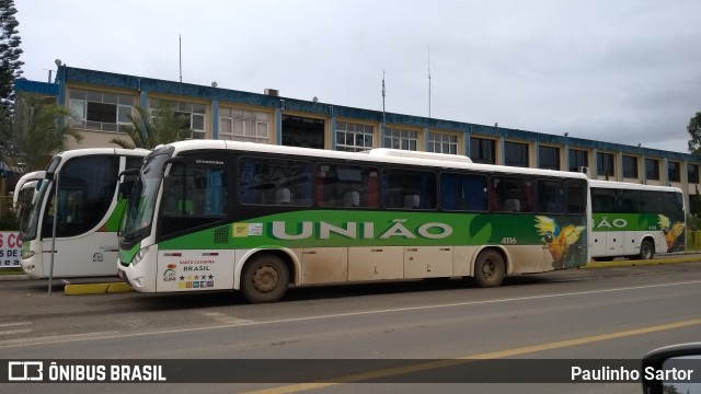 Empresa União de Transportes 4116 na cidade de Forquilhinha, Santa Catarina, Brasil, por Paulinho Sartor. ID da foto: 7992938.